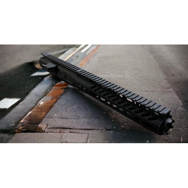  AR-10 308 7.5" Pistol Flash Can Upper Receiver Assembly / Mlok / Trident